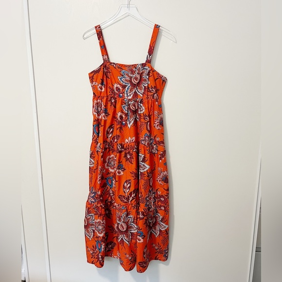 RHODE X TARGET NWT Floral Leafy Printed Midi Dress - Picture 4 of 6